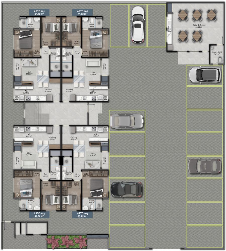 La Vie Flora Residence Humanizadas 01_Terreo